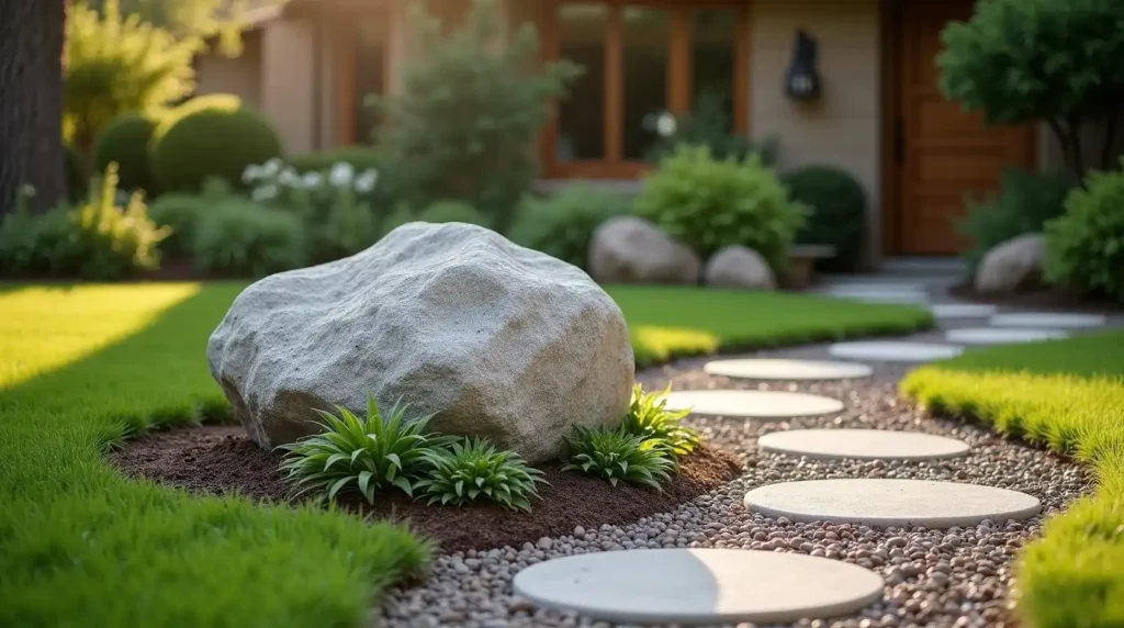 Use One Large Rock as a Focal Point